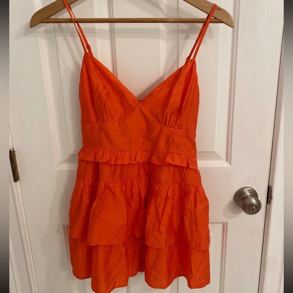 Red Spring Sundress - Picture 2 of 3